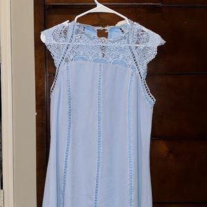 Altar’d state baby blue dress